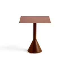Mesa cuadrada de café 65x65 cm Palissade Cone, Iron red*HAY Online