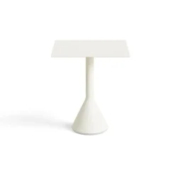 Mesa cuadrada de café 65x65 cm Palissade Cone, Cream white*HAY New