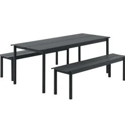 Mesa de acero Linear steel table 200 cm, Black*Muuto Hot