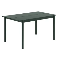 Mesa de acero Linear steel table 140 cm, Dark green*Muuto Discount
