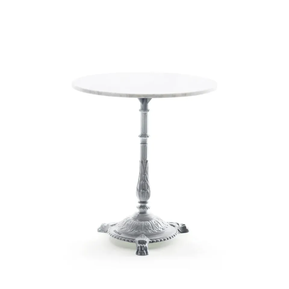 Mesa de café Classic, Mármol , soporte de aluminio en bruto*Byarums bruk Hot
