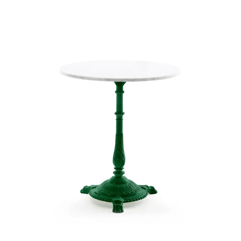 Mesa de café Classic, Mármol , soporte verde*Byarums bruk Outlet