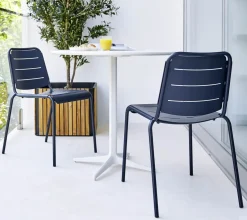 Mesa de café Drop Ø80 cm, White-white*Cane-line Clearance