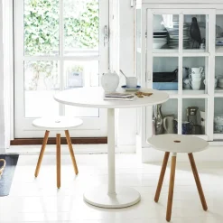 Mesa de café Go Ø80 cm, White-white*Cane-line Clearance