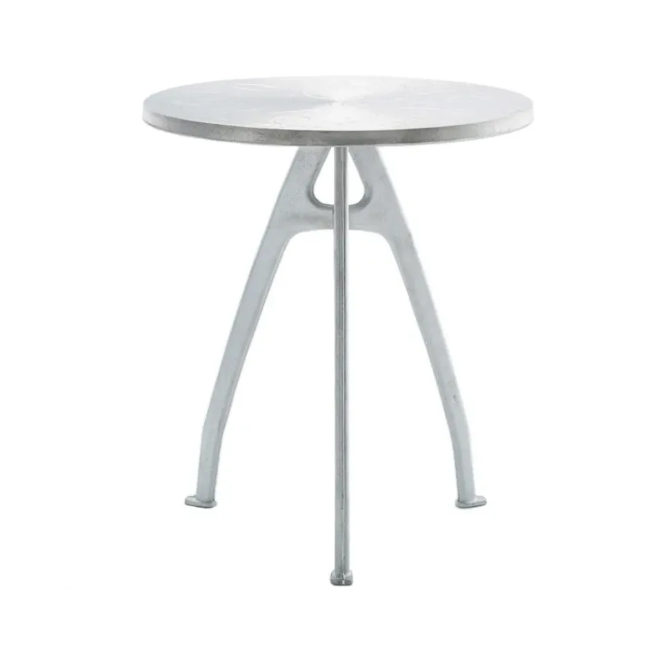 Mesa de café Odd, Aluminio, soporte de aluminio en bruto, borde liso*Byarums bruk Outlet