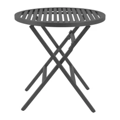 Mesa de café Verona, Antracita, Ø72 cm*1898 Clearance