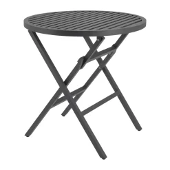 Mesa de café Verona, Antracita, Ø72 cm*1898 Clearance