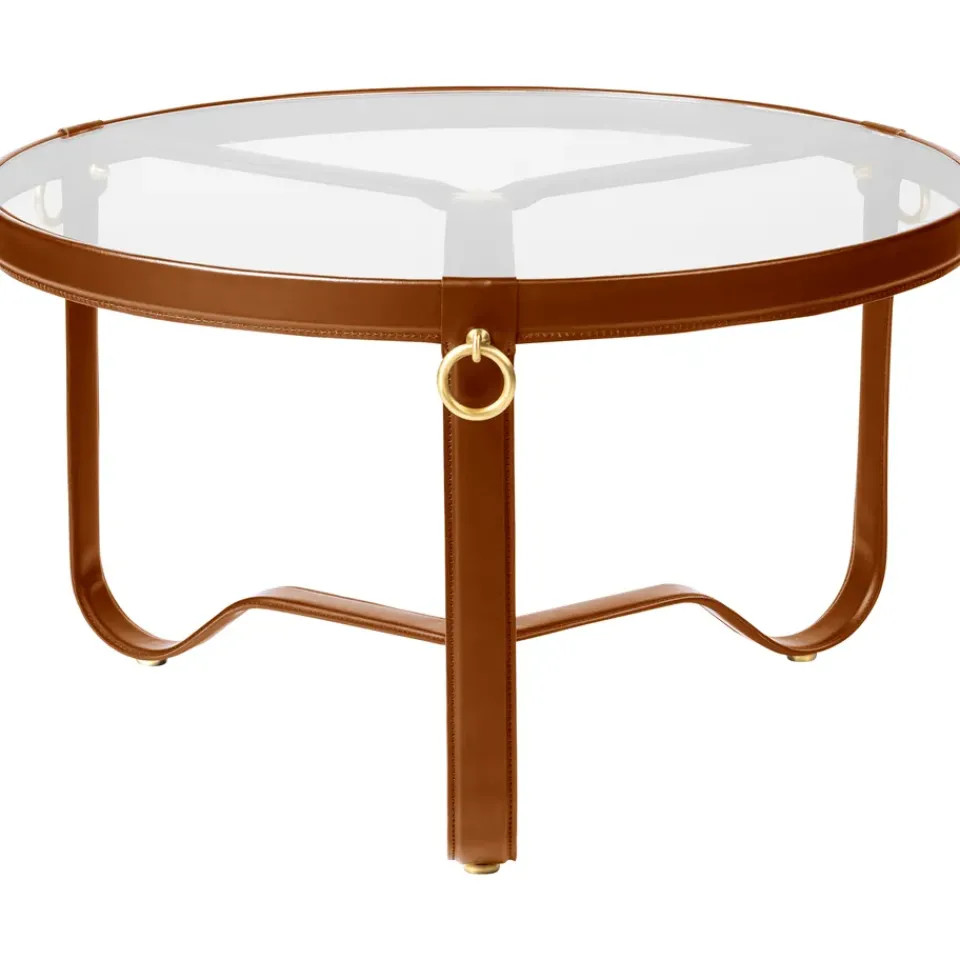 Mesa de centro Adnet Ø70 cm, Tan*GUBI Discount