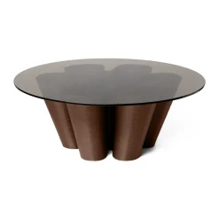 Mesa de centro Anemone Ø110 cm, Chocolate*Ekbacken Studios