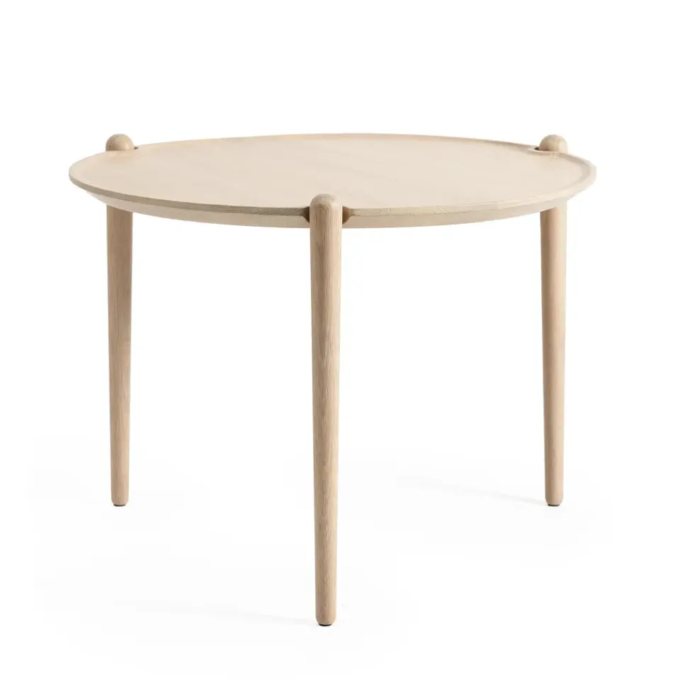 Mesa de centro Aria, Light oak, Ø60x46 cm*Design House Stockholm New