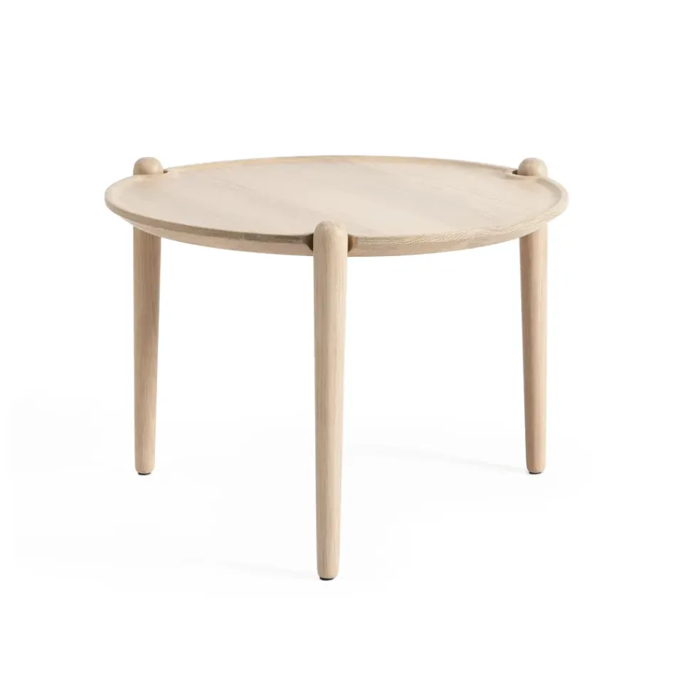 Mesa de centro Aria, Light oak, Ø60x37 cm*Design House Stockholm New