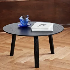 Mesa de centro Bella, Lacquered oak, Ø45x39 cm*HAY