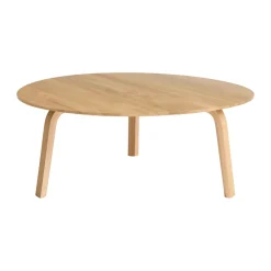 Mesa de centro Bella, Roble lacado, Ø80 × 32 cm*HAY Clearance