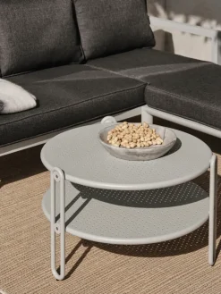 Mesa de centro Blixt, Light grey Ø85 cm*Brafab Best