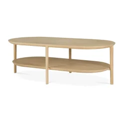 Mesa de centro Bok, Oak, 120x60 cm*Ethnicraft New