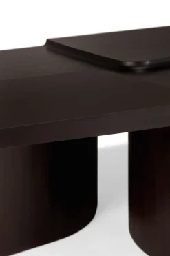 Mesa de centro Brutalist, Caoba rose brown, 143×75 cm*Ethnicraft Discount