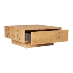 Mesa de centro Burl storage 70x70 cm, Natural*Ferm Living Hot