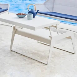 Mesa de centro Chill Out, White, dubbel*Cane-line New