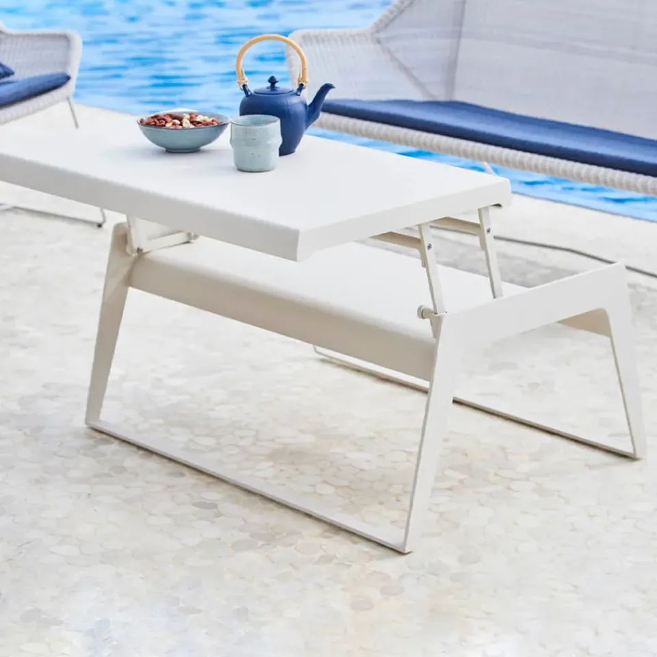Mesa de centro Chill Out, White, dubbel*Cane-line New