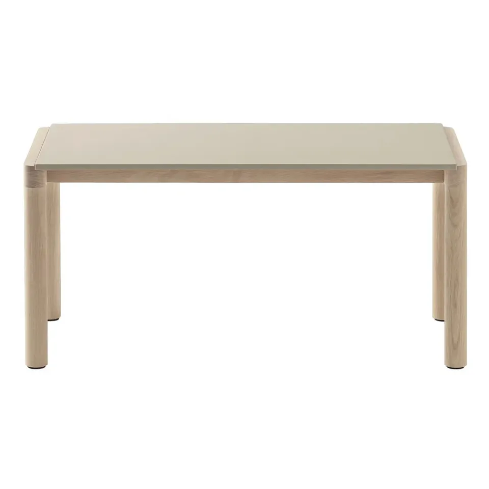 Mesa de centro Couple 1 Plain 40x84x40 cm, Sand-oak*Muuto
