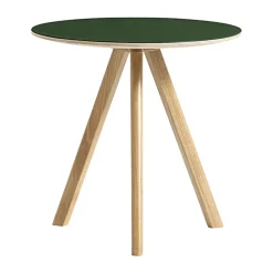 Mesa de centro CPH20 2.0, Ø50 cm, Green linoleum-roble lacado*HAY Discount