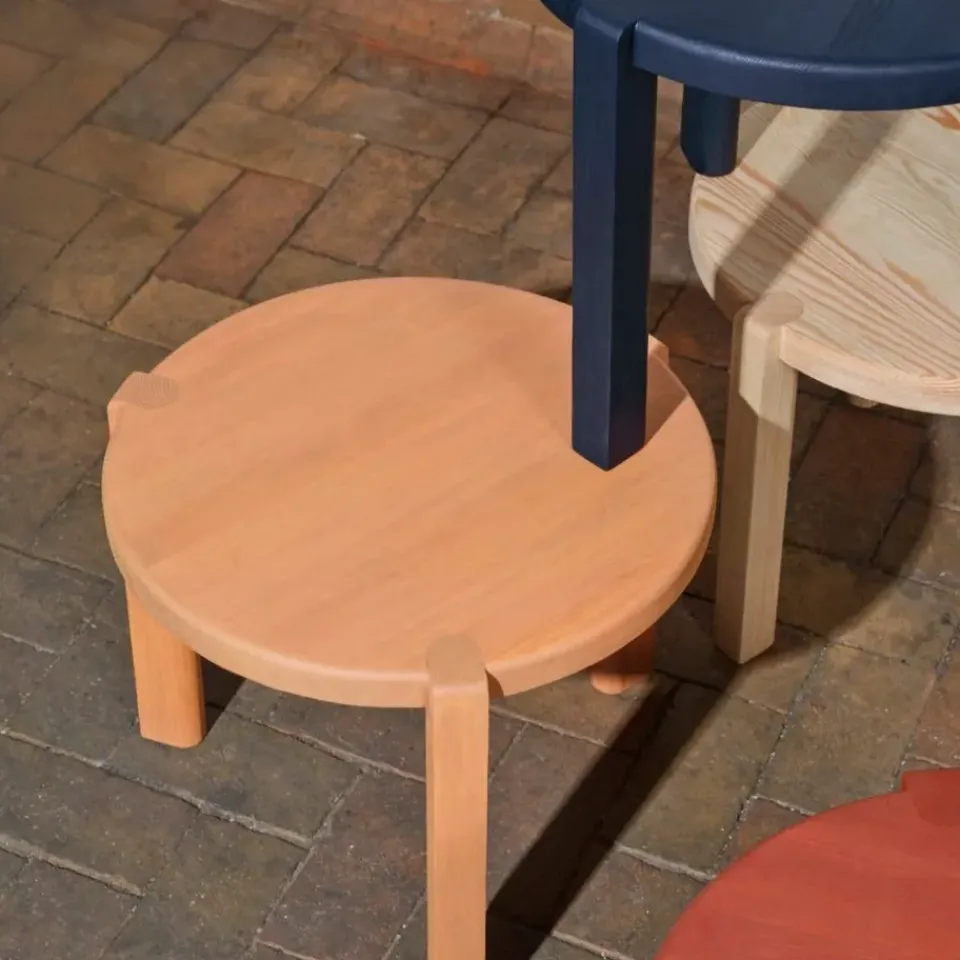 Mesa de centro D108 Ragnesminde, Ø48 cm, Melocotón*FDB Møbler Online