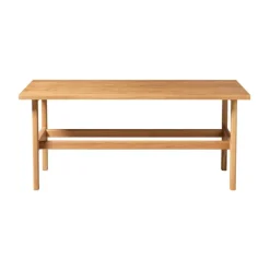 Mesa de centro D33 60x120 cm, Roble macizo aceitado*FDB Møbler Online