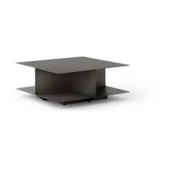 Mesa de centro Develius EV3, Steel stone grey, Ø89 × 40 cm*&Tradition Hot