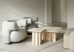 Mesa de centro Edge small, Travertine*Normann Copenhagen Best