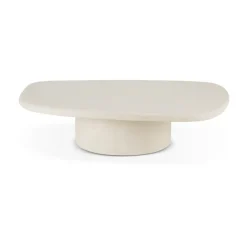 Mesa de centro Elements, Off white, 134x96 cm*Ethnicraft Clearance