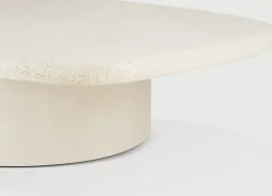 Mesa de centro Elements, Off white, 134x96 cm*Ethnicraft Clearance