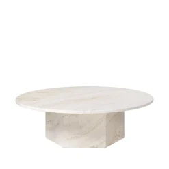 Mesa de centro Epic, White, Ø110*GUBI Hot