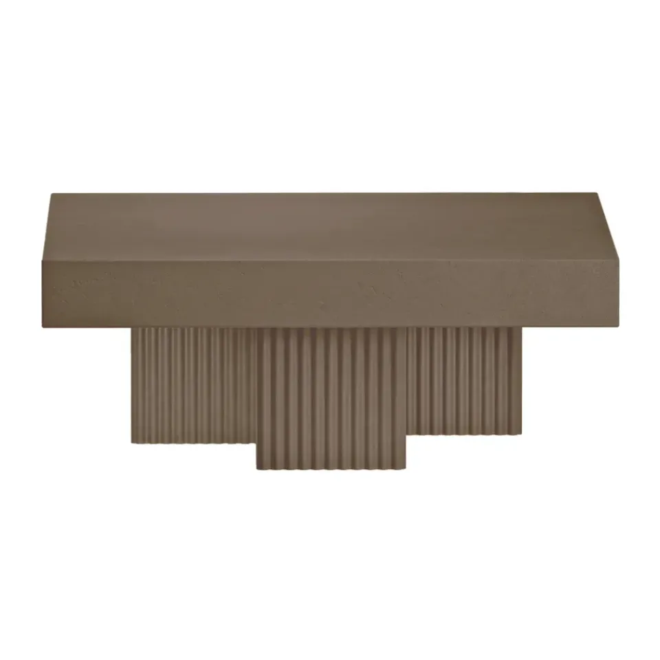 Mesa de centro Gear, Arcilla, 100x100 cm*NORR11
