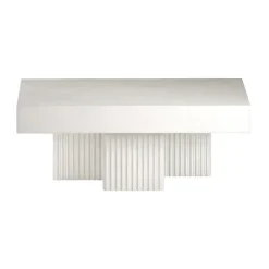 Mesa de centro Gear, Tiza, 100x100 cm*NORR11 Sale