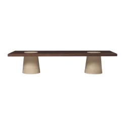 Mesa de centro Grova, Travertine, 155x55x34 m*Ferm Living New