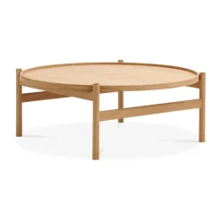 Mesa de centro HB Ø100 cm, Roble aceitado*Brdr. Krüger New
