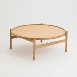 Mesa de centro HB Ø100 cm, Roble aceitado*Brdr. Krüger New
