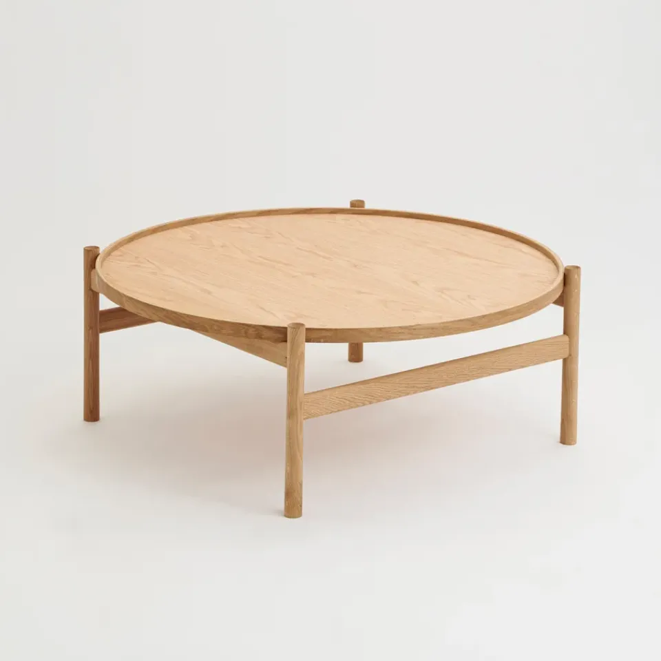 Mesa de centro HB Ø100 cm, Roble aceitado*Brdr. Krüger New