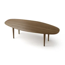 Mesa de centro Jari 58x130 cm, Roble aceitado ahumado*Brdr. Krüger