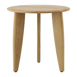 Mesa de centro Lyckeby Ø45x44 cm, Naturlackad ek*1898 New