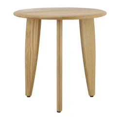 Mesa de centro Lyckeby Ø45x44 cm, Naturlackad ek*1898 New