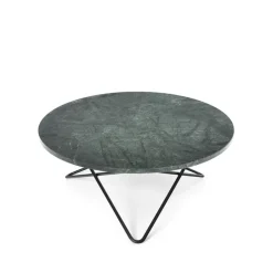 Mesa de centro O Table, mármol , estructura lacado en negro*OX Denmarq Clearance