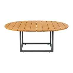 Mesa de centro Olive, Antracita-bambú, 110x80 cm*Brafab Online