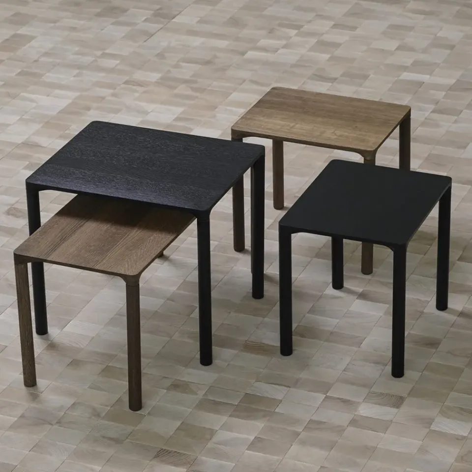 Mesa de centro Piloti 6715, Roble claro aceitado - altura 35 cm*Fredericia Furniture Online