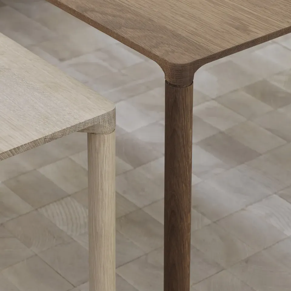 Mesa de centro Piloti 6715, Roble ahumado — altura 41 cm*Fredericia Furniture Hot