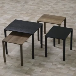 Mesa de centro Piloti 6715, Roble lacado - altura 35 cm*Fredericia Furniture Discount