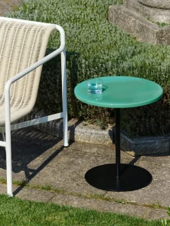 Mesa de centro Pyro Ø45 cm, Soft jade-black*HAY Online