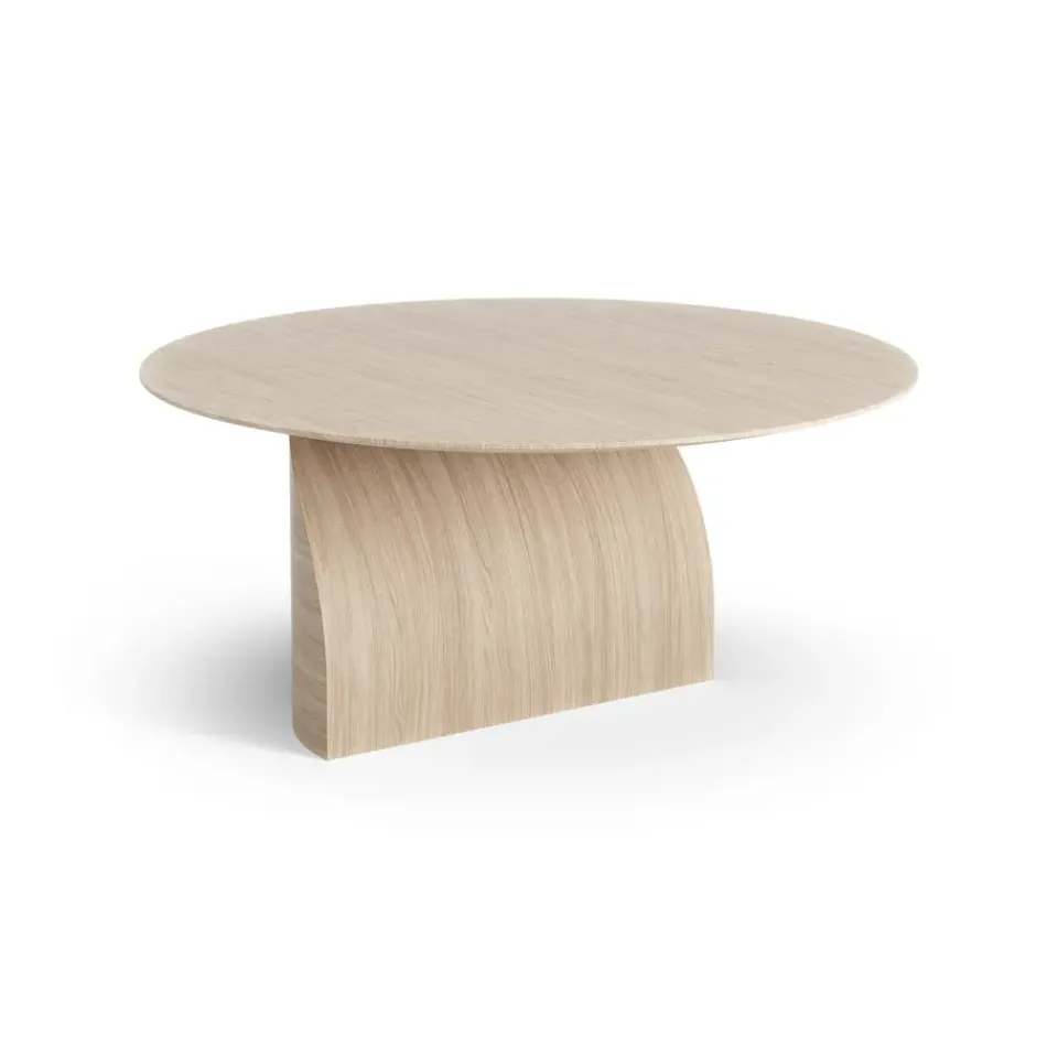 Mesa de centro Savoa H40 cm, roble pigmentado blanco*Swedese New