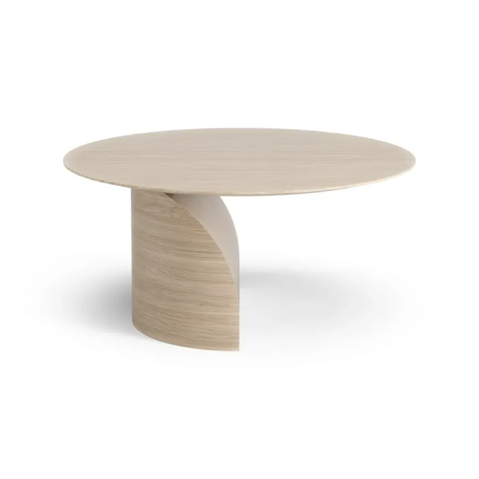 Mesa de centro Savoa H40 cm, roble pigmentado blanco*Swedese New