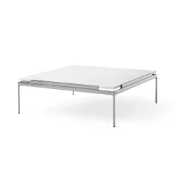 Mesa de centro Sett LN13, Bianco carrara-dark chrome*&Tradition Online
